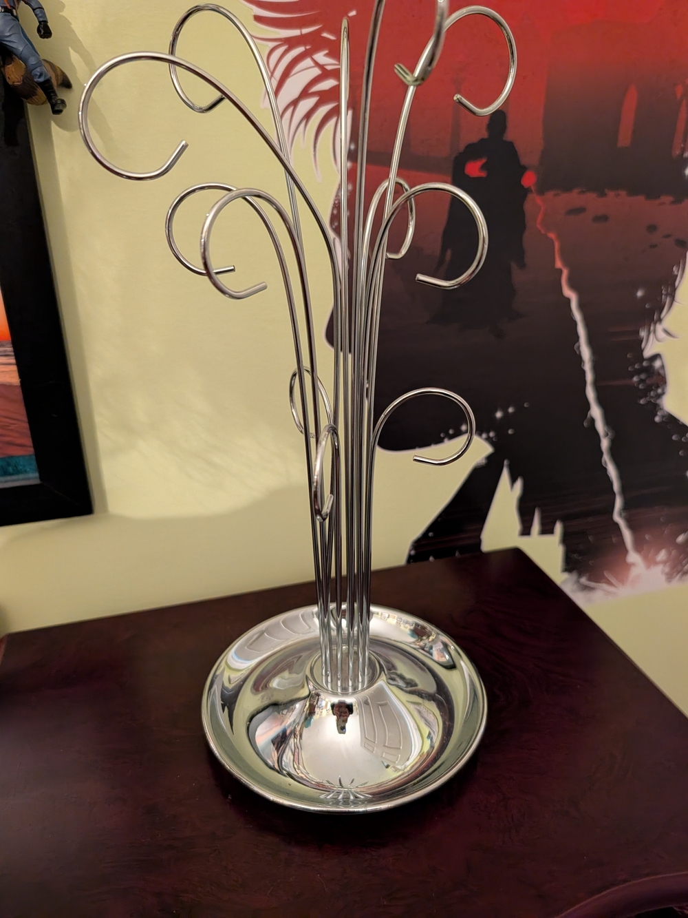 Umbra Silver Swirl Jewelry Tree Stand